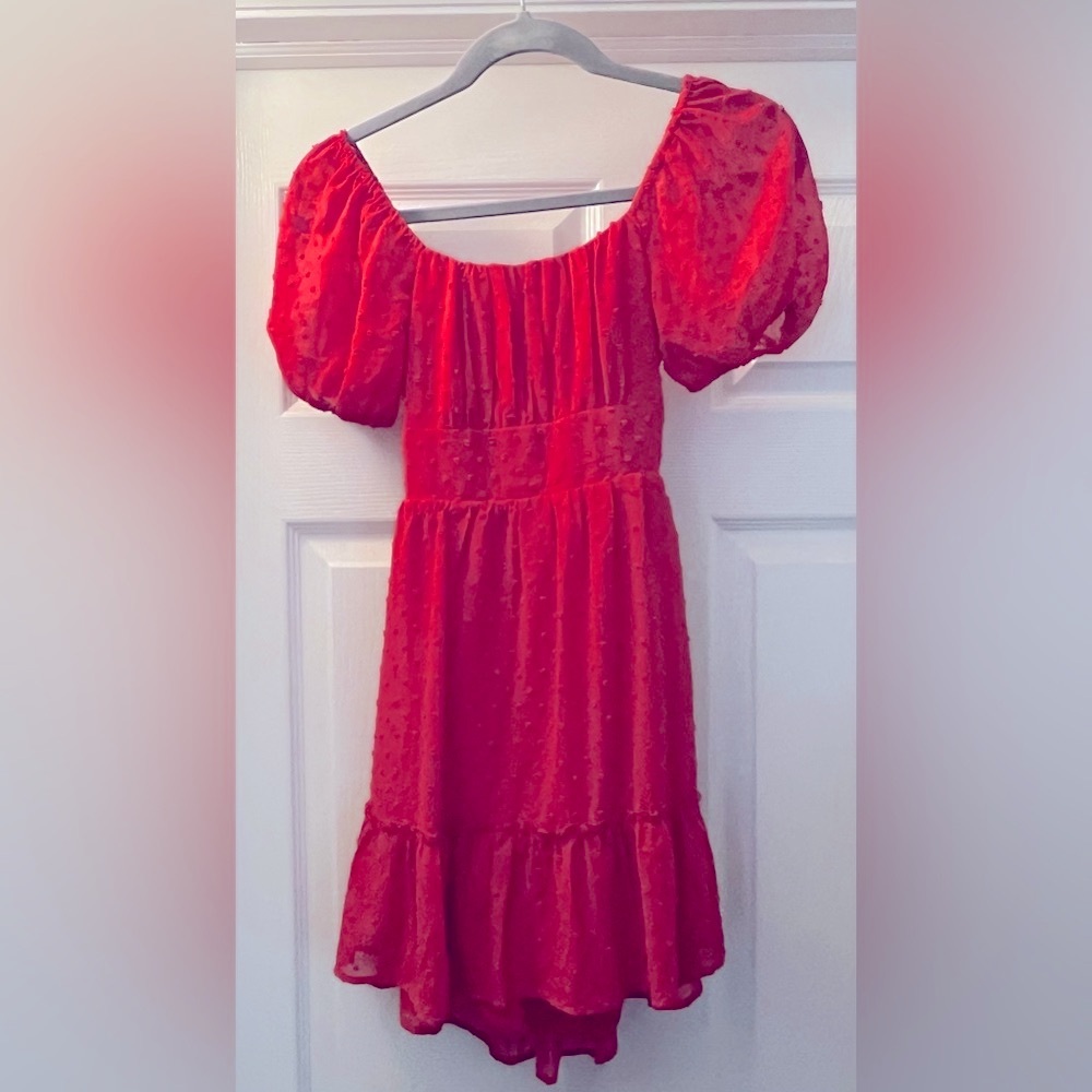 Charming Red Woman’s Dress